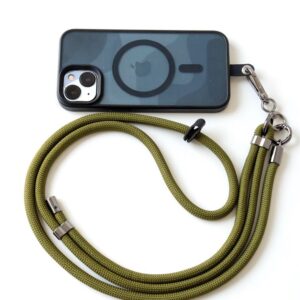 Green commuter lanyard