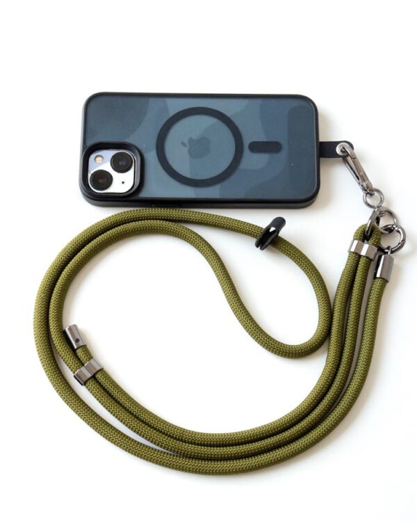 Green commuter lanyard