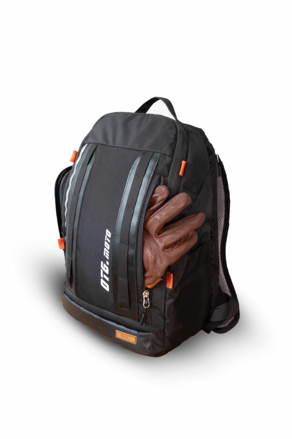 On the Go Moto Backpack.