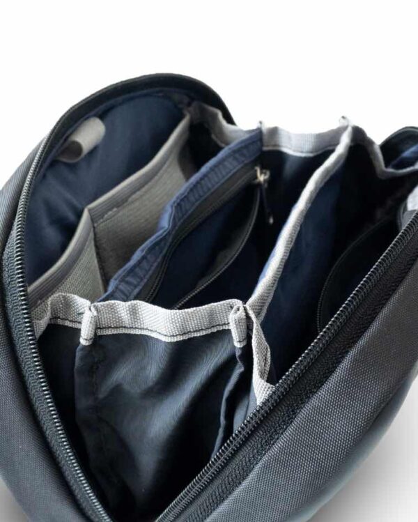 Close up of the main compartment for otg tech organizer pro