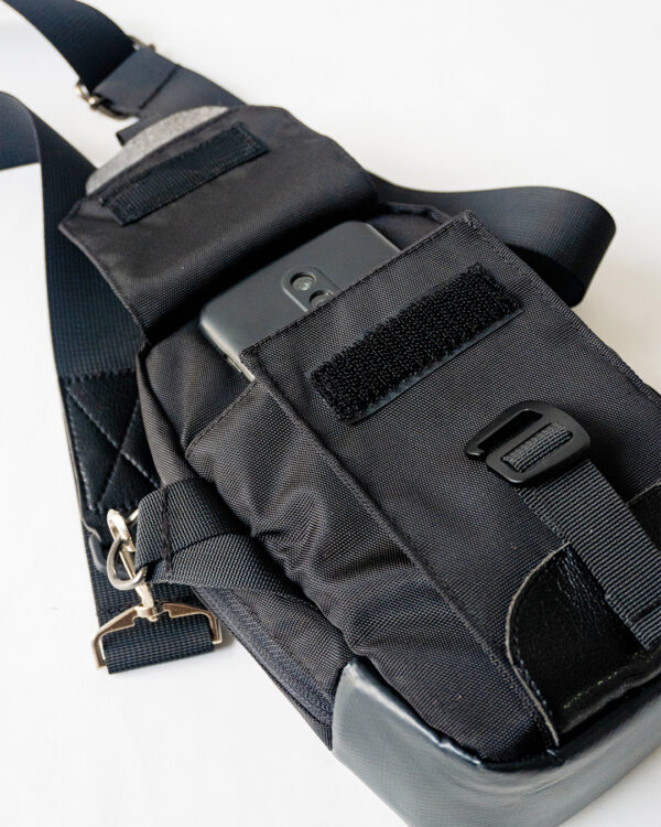 Mobile pocket in city sling