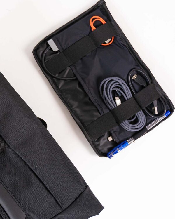 Detachable tech pouch